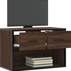 Tv-meubel 60x31x39,5 cm bewerkt hout metaal ig><noscript><img width=