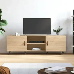 Tv-meubel 150x30x50 cm bewerkt hout kleurig>vidaXL New