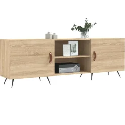 Tv-meubel 150x30x50 cm bewerkt hout kleurig><noscript><img width=