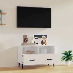 Tv-meubel 80x36x50 cm bewerkt hout><noscript><img width=