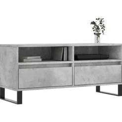 Tv-meubel 100x34,5x44,5 cm bewerkt hout><noscript><img width=