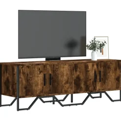 Tv-meubel 122x34x41 cm bewerkt hout kleurig>vidaXL Discount
