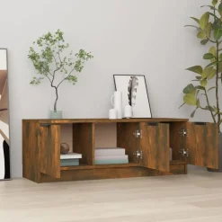 Tv-Meubels*vidaXL Tv-meubel 102x35x36,5 cm bewerkt hout kleurig Gerookt eiken