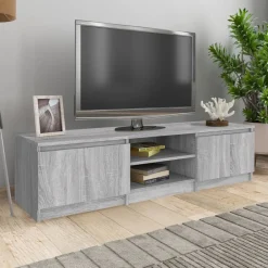 Tv-meubel 140x40x35,5 cm bewerkt hout eikenkleurig>vidaXL Online