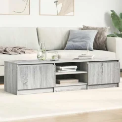 Tv-meubel 140x40x35,5 cm bewerkt hout eikenkleurig><noscript><img width=
