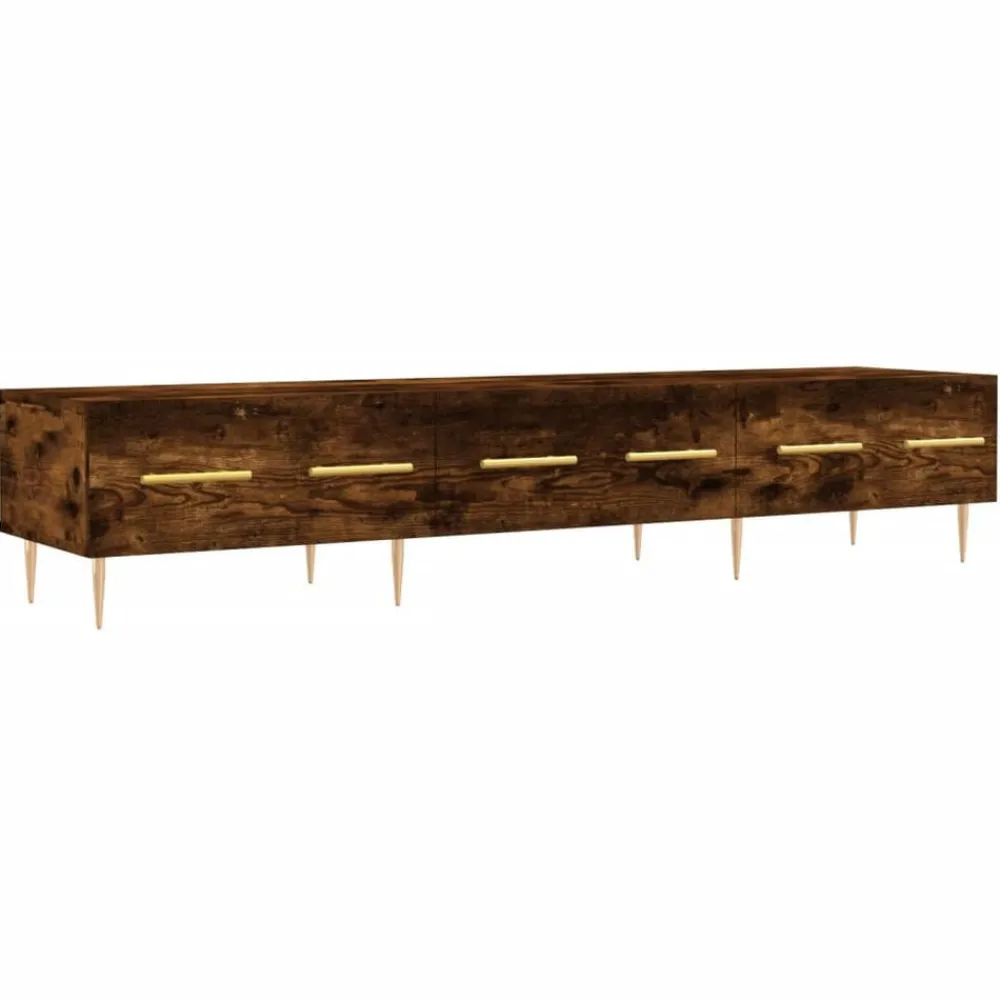 Tv-meubel 150x36x30 cm bewerkt hout kleurig>vidaXL New
