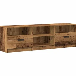 Tv-Meubels*vidaXL Tv-meubel 150x33,5x45 cm bewerkt hout kleurig Oud hout