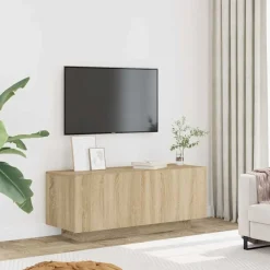 Tv-meubel 100x35x40 cm bewerkt hout kleurig><noscript><img width=