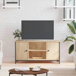 Tv-meubel 100x40x50 cm bewerkt hout kleurig>vidaXL Sale