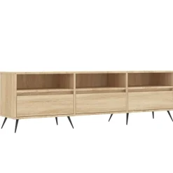 Tv-Meubels*vidaXL Tv-meubel 150x30x44,5 cm bewerkt hout kleurig Sonoma eiken