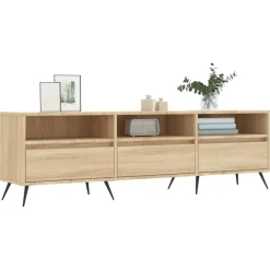 Tv-Meubels*vidaXL Tv-meubel 150x30x44,5 cm bewerkt hout kleurig Sonoma eiken