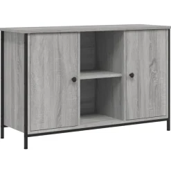 Tv-meubel 100x35x65 cm bewerkt hout eikenkleurig>vidaXL Best