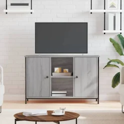 Tv-meubel 100x35x65 cm bewerkt hout eikenkleurig>vidaXL Best