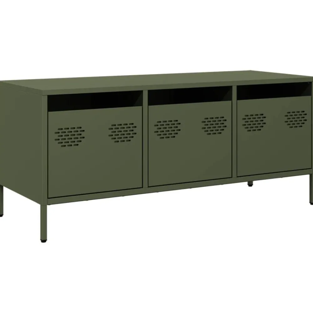 Tv-meubel 101,5x39x43,5 cm koudgewalst staal>vidaXL Hot