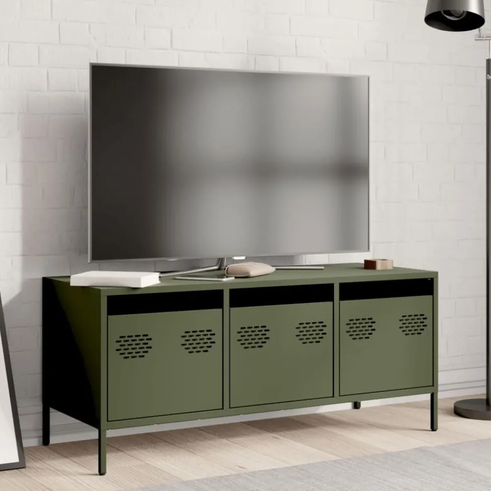 Tv-meubel 101,5x39x43,5 cm koudgewalst staal>vidaXL Hot