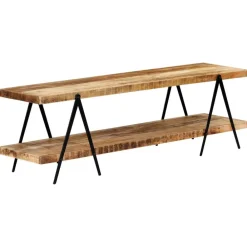Tv-meubel 160x40x50 cm massief mangohout>vidaXL Discount
