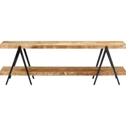 Tv-meubel 160x40x50 cm massief mangohout>vidaXL Discount
