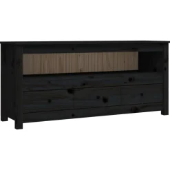 Tv-meubel 114x35x52 cm massief grenenhout>vidaXL New