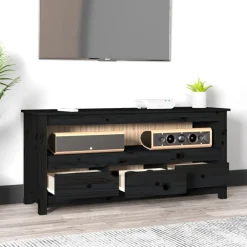 Tv-meubel 114x35x52 cm massief grenenhout><noscript><img width=
