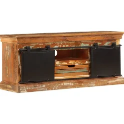 Tv-meubel 110x30x45 cm massief gerecycled hout>vidaXL Sale