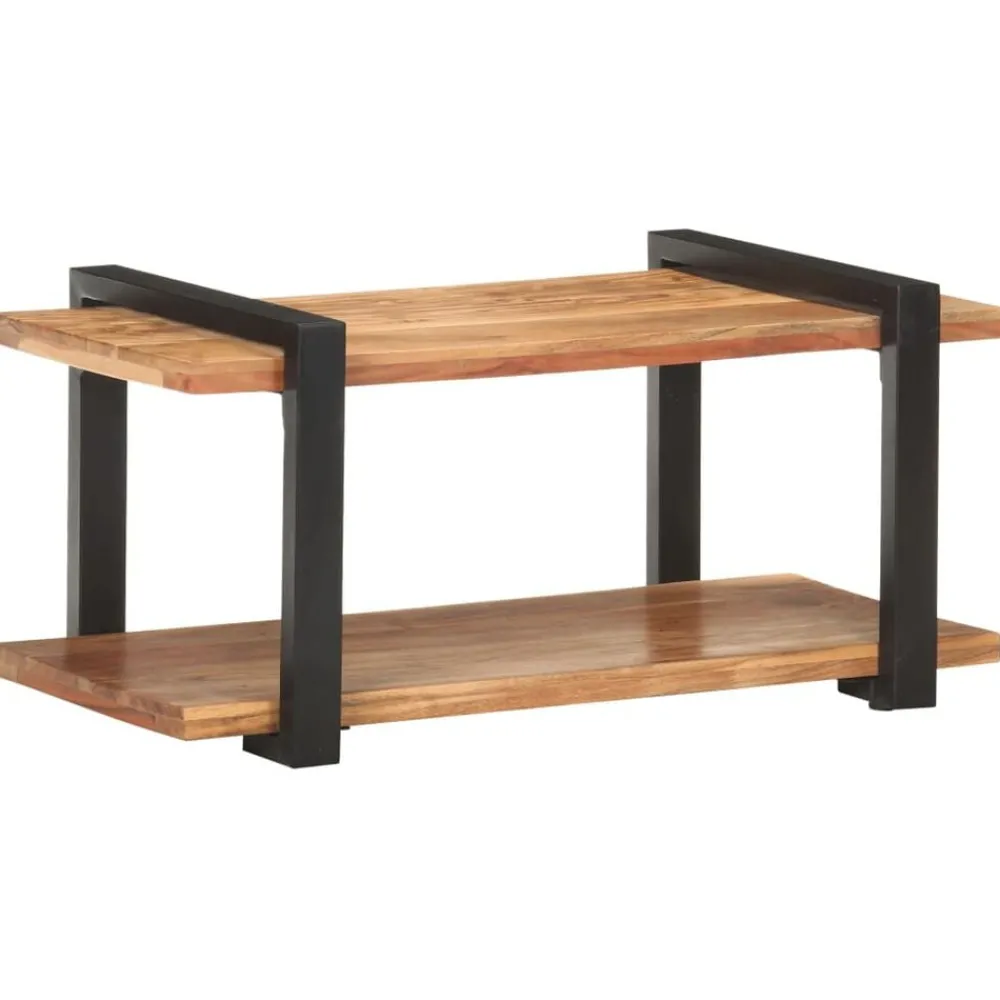 Tv-meubel 90x40x40 cm massief acaciahout>vidaXL New