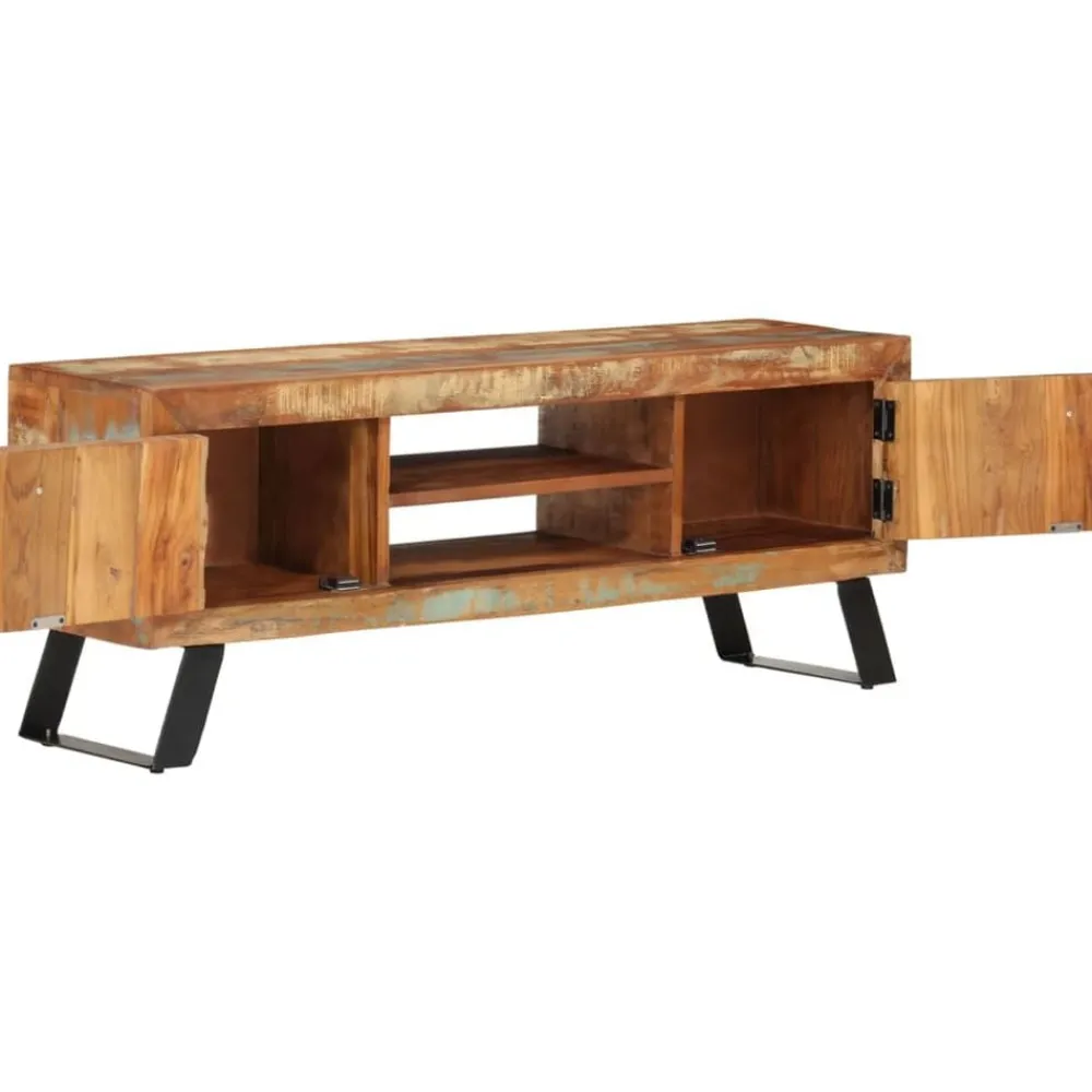 Tv-Meubels*vidaXL Tv-meubel 112x30x45 cm massief gerecycled hout