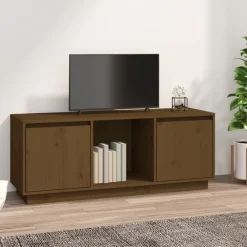 Tv-meubel 110,5x35x44 cm massief grenenhout>vidaXL
