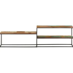 Tv-Meubels*vidaXL Tv-meubel 180x30x50 cm massief gerecycled hout