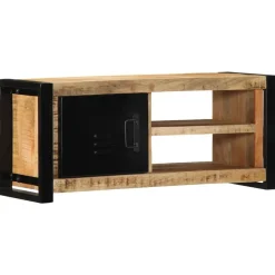 Tv-Meubels*vidaXL Tv-meubel 80x30x35 cm massief ruw mangohout