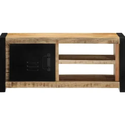 Tv-Meubels*vidaXL Tv-meubel 80x30x35 cm massief ruw mangohout