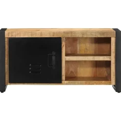 Tv-meubel 80x30x40 cm massief ruw mangohout><noscript><img width=
