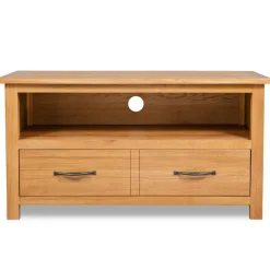 Tv-meubel 90x35x48 cm massief eikenhout><noscript><img width=