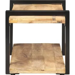 Tv-meubel 90x40x40 cm ruw mangohout><noscript><img width=