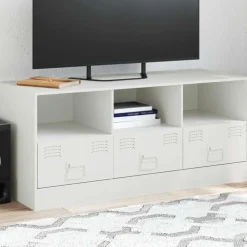 Tv-meubel 99x39x44 cm staal>vidaXL Outlet