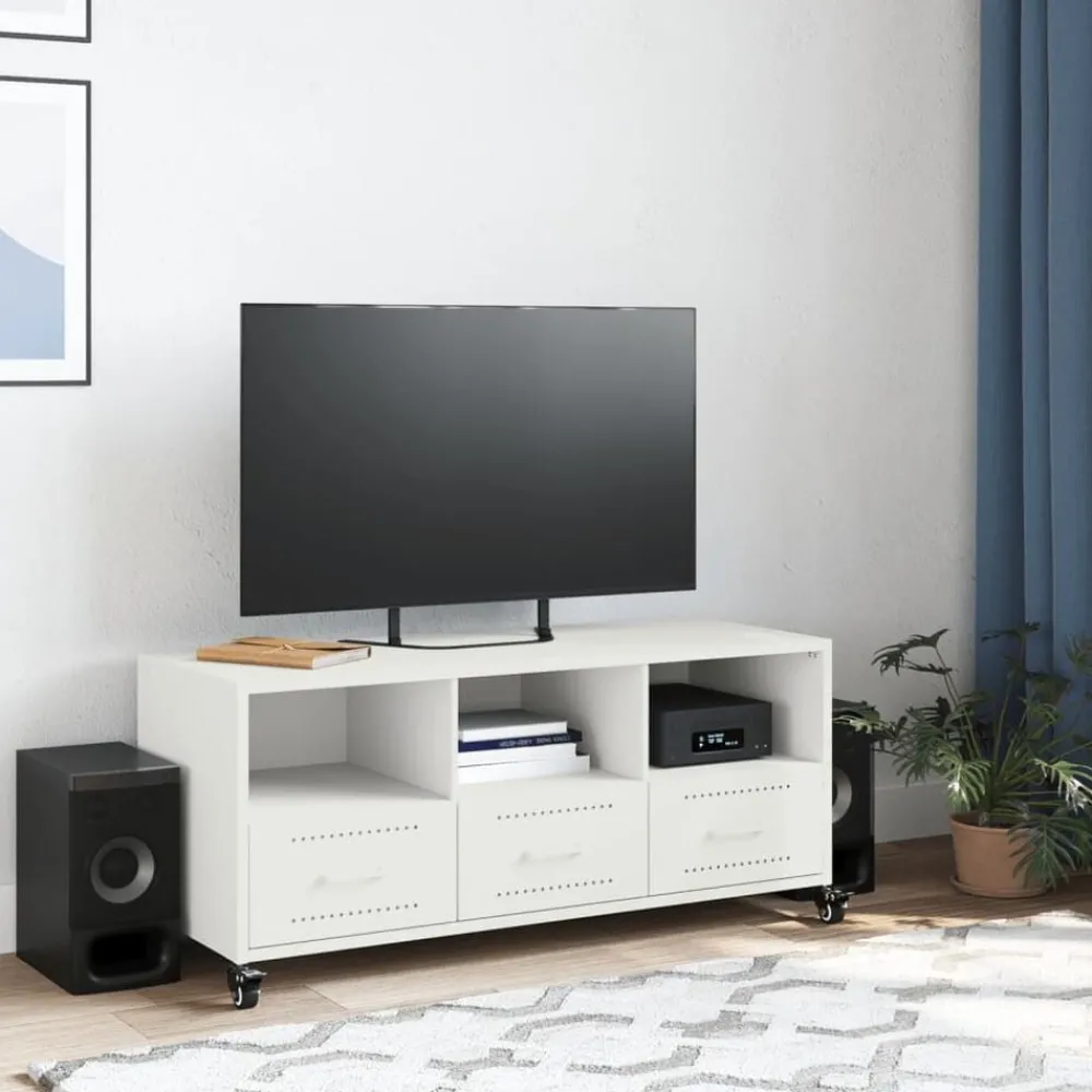 Tv-meubel 100,5x39x43,5 cm staal>vidaXL