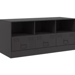 Tv-meubel 99x39x44 cm staal>vidaXL New