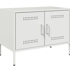 Tv-Meubels*vidaXL Tv-meubel 68x39x50,5 cm staal Wit