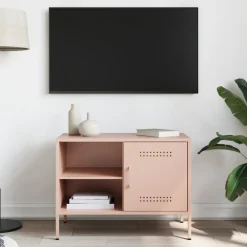 Tv-Meubels*vidaXL Tv-meubel 68x39x50,5 cm staal Roze