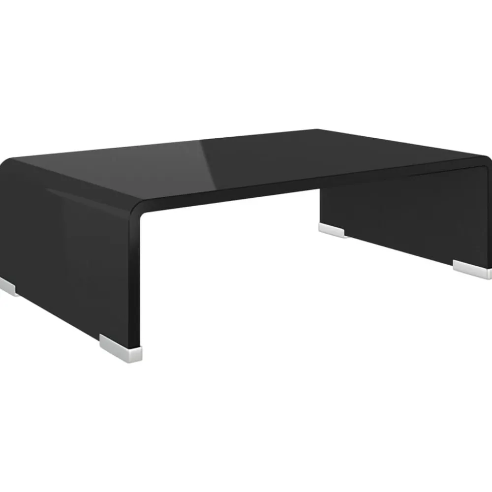 Tv-meubel/monitorverhoger 40x25x11 cm glas>vidaXL