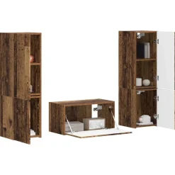 Tv-meubelset 5 pcs Bewerkt hout><noscript><img width=