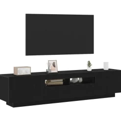 Tv-meubelset 2 pcs Zwart 180 x 35 x 40 cm Bewerkt hout><noscript><img width=