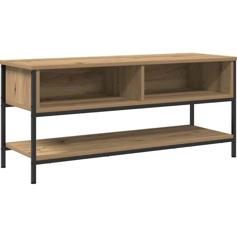 Tv-Meubels*vidaXL Tv-meubelset Artisan Eiken 100 x 35 x 45 cm Bewerkt hout artisanaal eikenkleurig