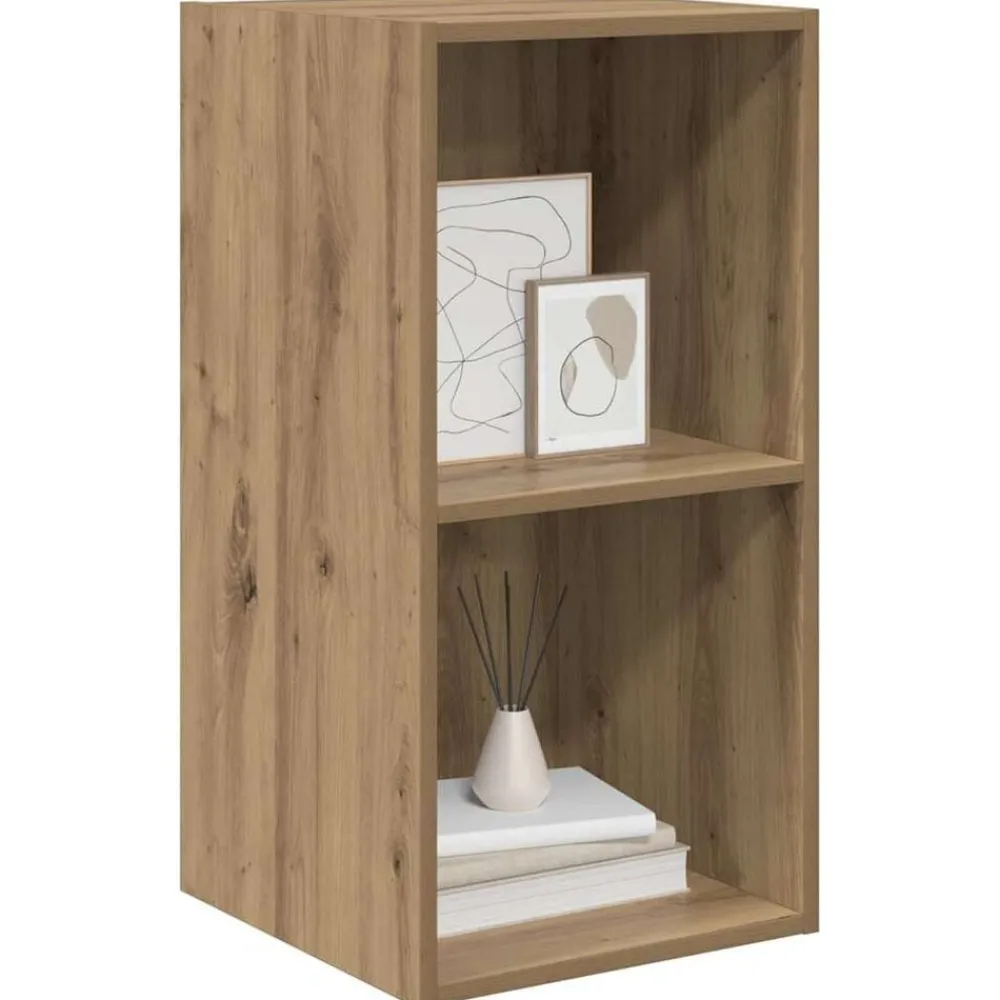 Tv-meubelset Artisan Eiken 37 x 37 x 72 cm Bewerkt hout>vidaXL Outlet