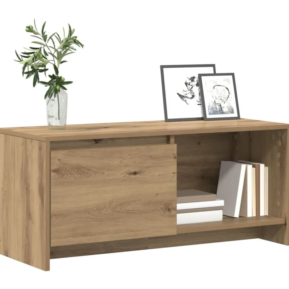 Tv-meubelset Artisan Eiken 90 x 35 x 40 cm Bewerkt hout>vidaXL Hot
