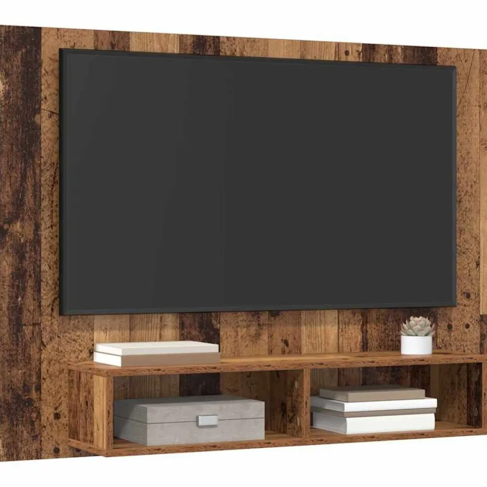 Tv-meubelset Oud Hout 120 x 23,5 x 90 cm Bewerkt hout>vidaXL Outlet
