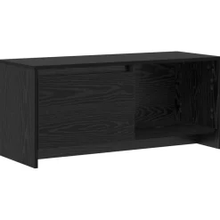 Tv-Meubels*vidaXL Tv-meubelset 90 x 35 x 40 cm Bewerkt hout Zwart eiken