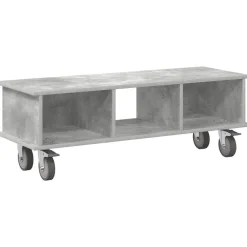 TV-standaard Beton Grijs 100 x 35 x 35 cm Bewerkt hout>vidaXL New