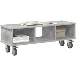 TV-standaard Beton Grijs 100 x 35 x 35 cm Bewerkt hout><noscript><img width=