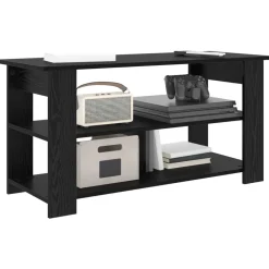 Tv-Meubels*vidaXL TV-standaard 100 x 40 x 50 cm Zwart eiken