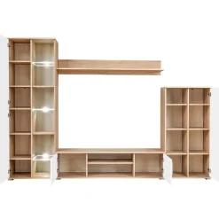 Tv-wandmeubel met LED-verlichting Sonoma><noscript><img width=